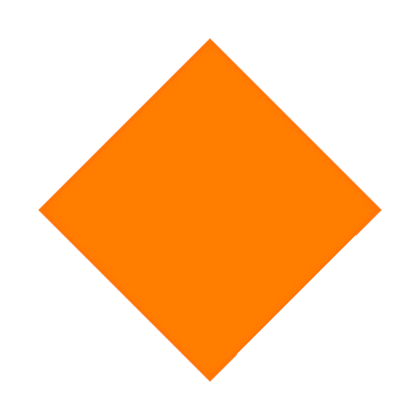 Pumpkin Star Gemstone