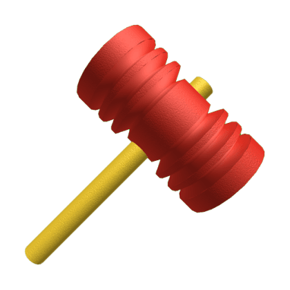 Red Squeaky Hammer