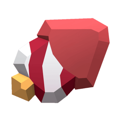 Scarlet Firework Gemstone