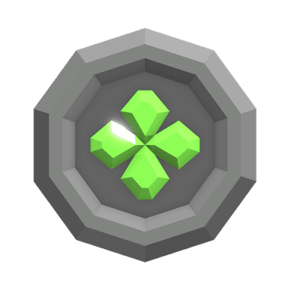 Silver Coin Gemstone