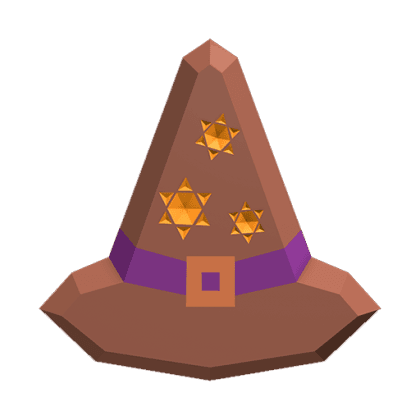 Solar Witch Hat Gemstone