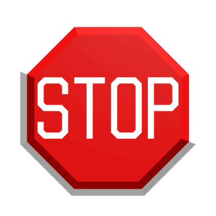 Stop Sign Gemstone