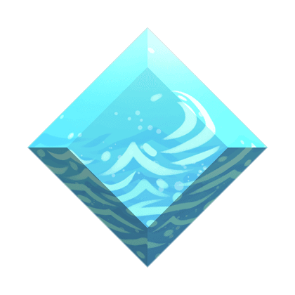 Tidal Waves Gemstone
