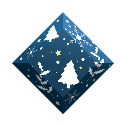 Winterly Night Gemstone