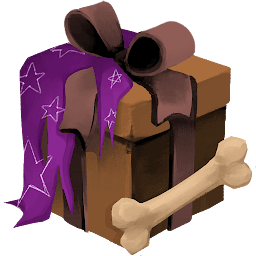 Cloaked Sparky Present