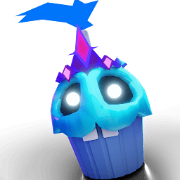 Shiny Golden Cupcake