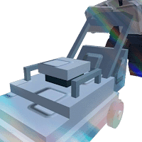 Silver Lawnmower