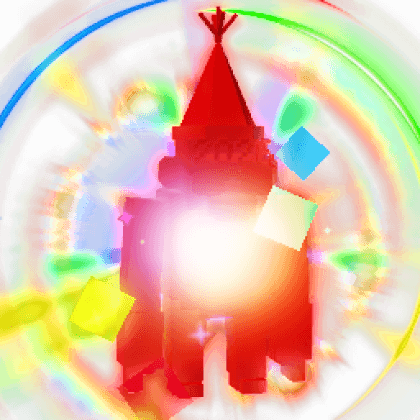 Rainbow New Years Chimp
