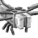 GIANT Silver Dragonfly