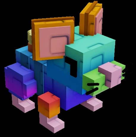 Rainbow Mochi Mouse