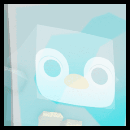 Huge Ice Cube Penguin