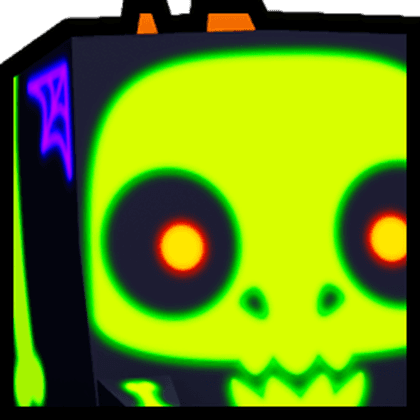 Huge Neon Skeleton Dino