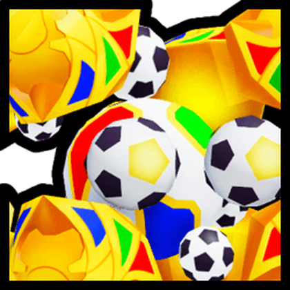 Huge Soccer Trophy Golem