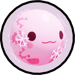 Snow Globe Axolotl