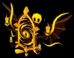 Golden Phantom Mirror