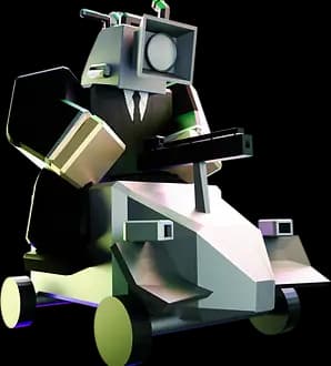 Laser Cameraman Car