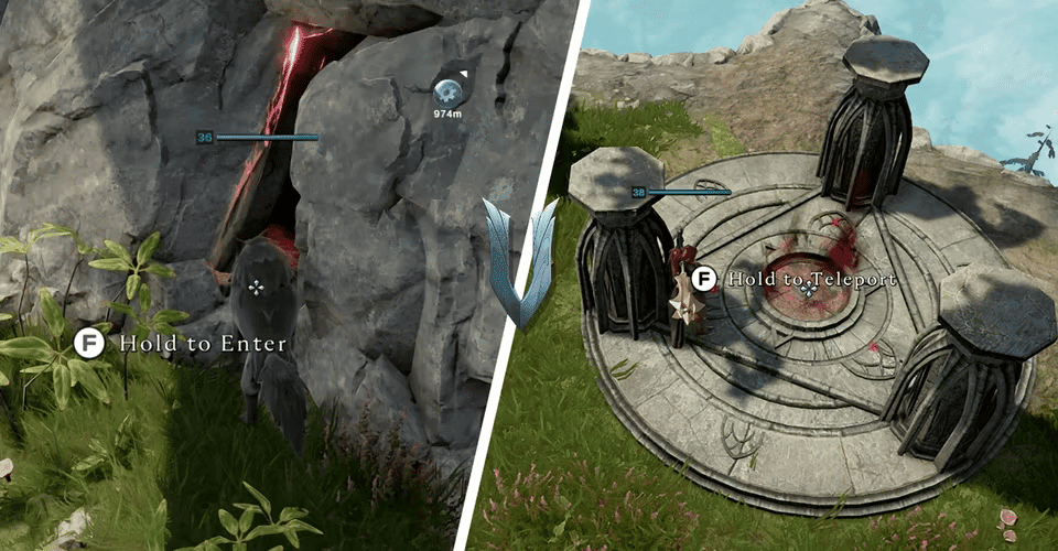 V Rising Fast Travel & Teleport: Waygate & Cave Passage
