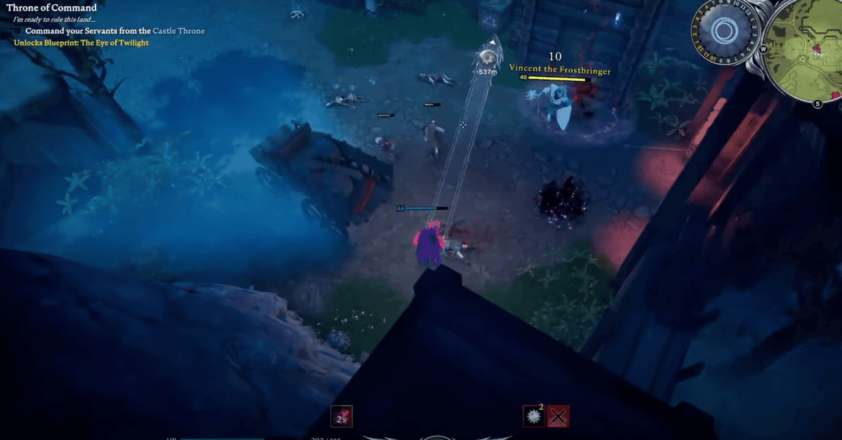 Vincent The Frostbringer Location in V Rising