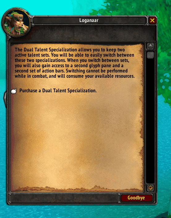 WotLK Classic Dual Spec Guide - Cost and Level Requirement