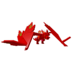 Rainbow Moss Wyvern