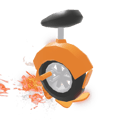 Orange Unicycle