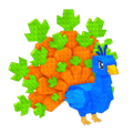 Carrot Peacock