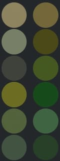 Forest Camo Palette