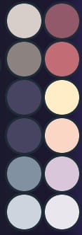 Seashell Fragments Palette