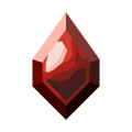 Blood Droplet Gemstone
