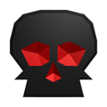 Dark Skull Gemstone