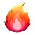 Fiery Spark Gemstone