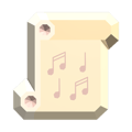 Melody Scroll Gemstone
