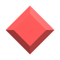 Pastel Red Gemstone
