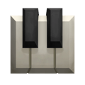 Piano Keys Gemstone