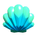 Radiant Shell Gemstone