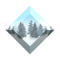 Snowy Forest Gemstone