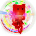 Rainbow Bear on Bike