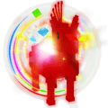 Rainbow Show Pony