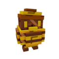 Gilded Choc Easter Egg Chick