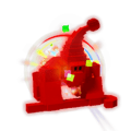 Rainbow Christmas Gorilla