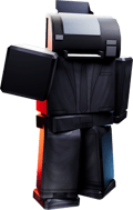 Dark Printer Man