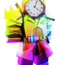 Rainbow Future Large Clockman