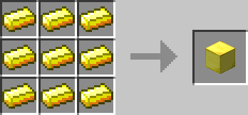 Minecraft Block of Gold
