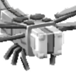 GIANT Silver Dragonfly