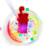 Rainbow Snow Bunny
