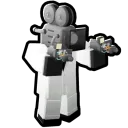 Large Scientist Camera Man
