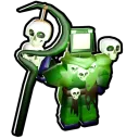 Skeleton Large TV Man
