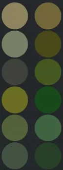Forest Camo Palette
