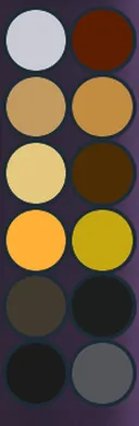 Metallic Medal Palette