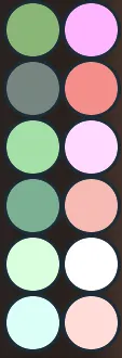 Misty Rose Palette